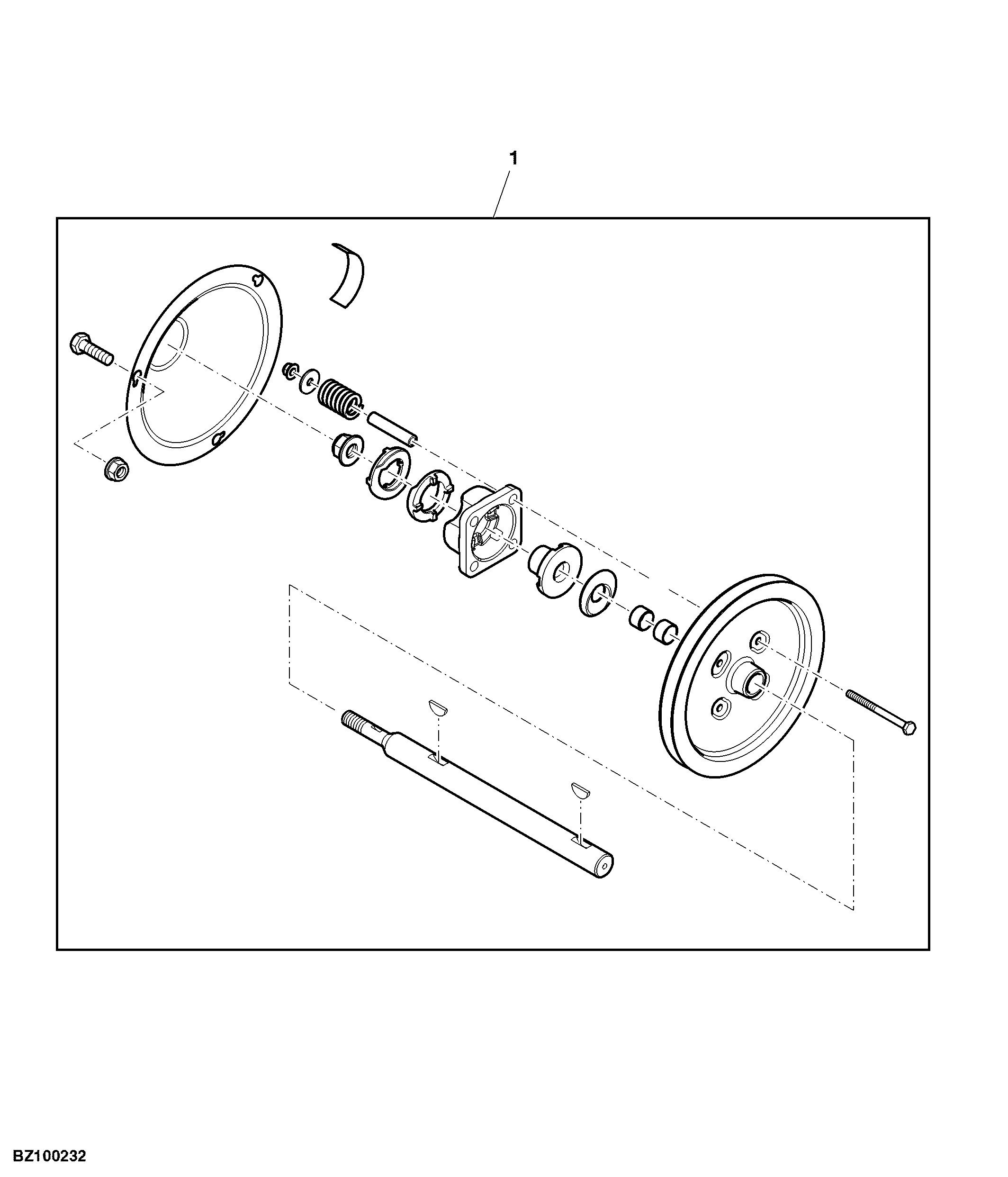 Attachment, Slip Clutch for Clean Grain Elevator