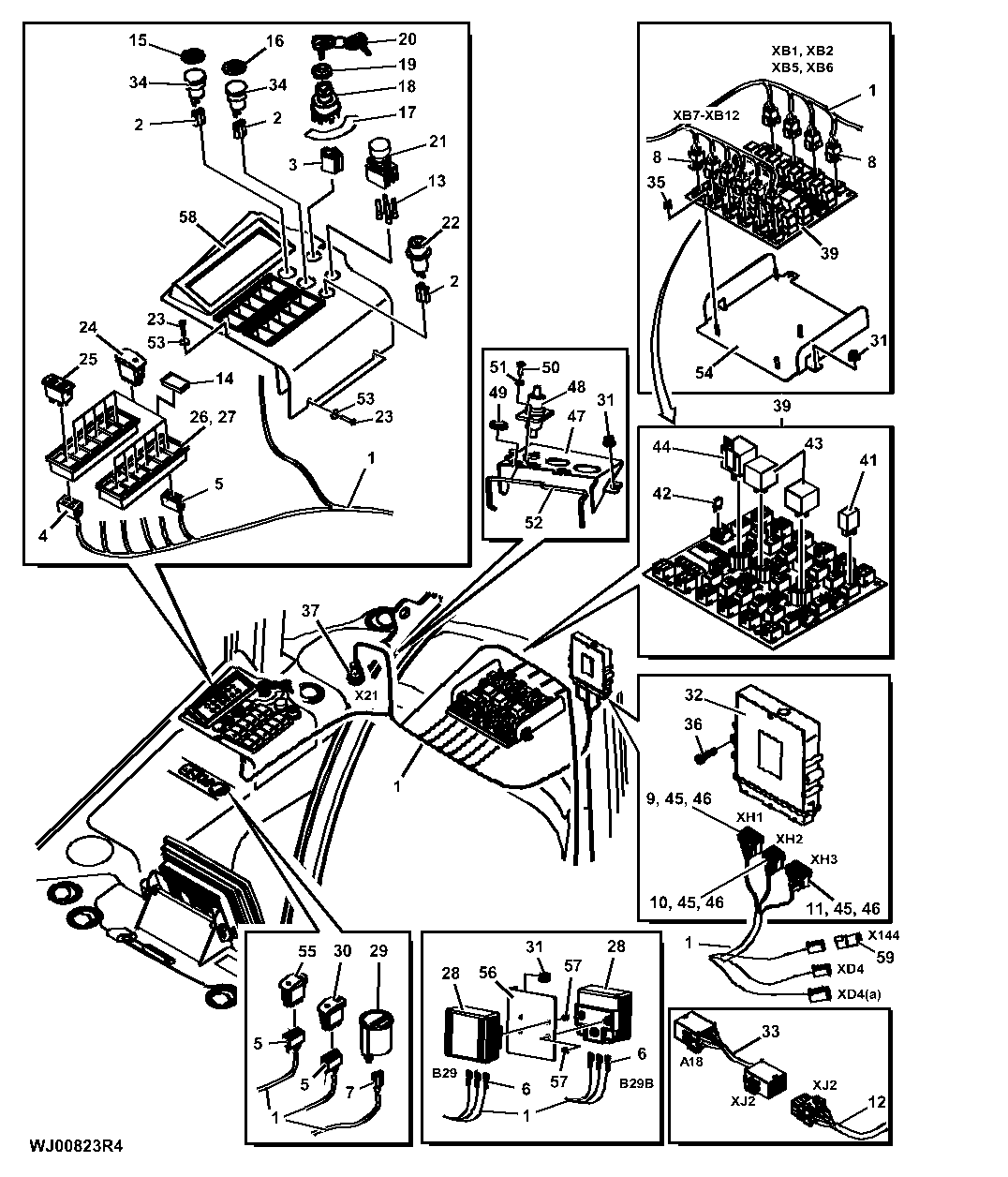 Cab Wiring Harness and Components ( - 5144)