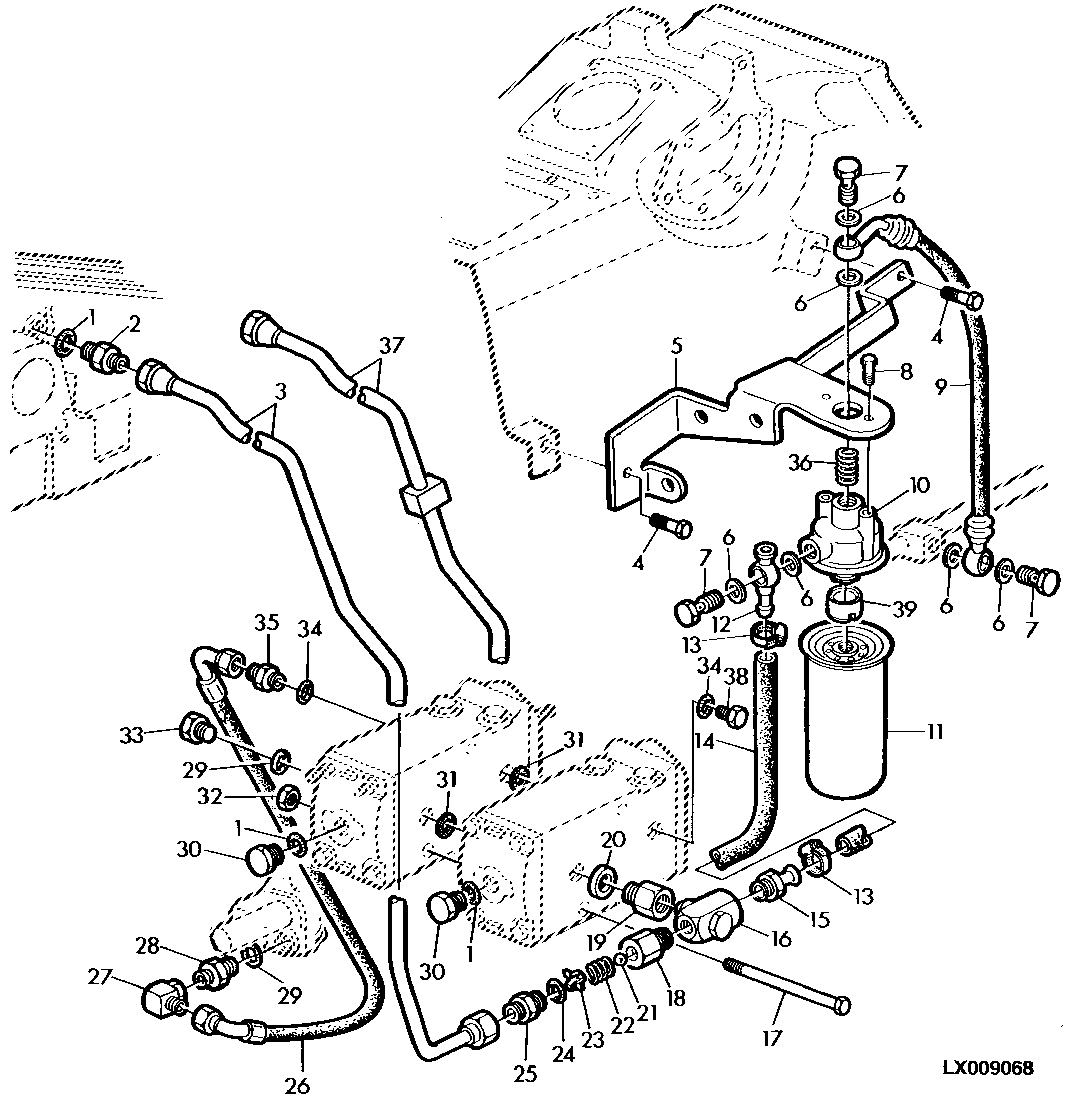 OIL LINES/SELECTIVE CONTROL VALVE (POPPET TYPE)