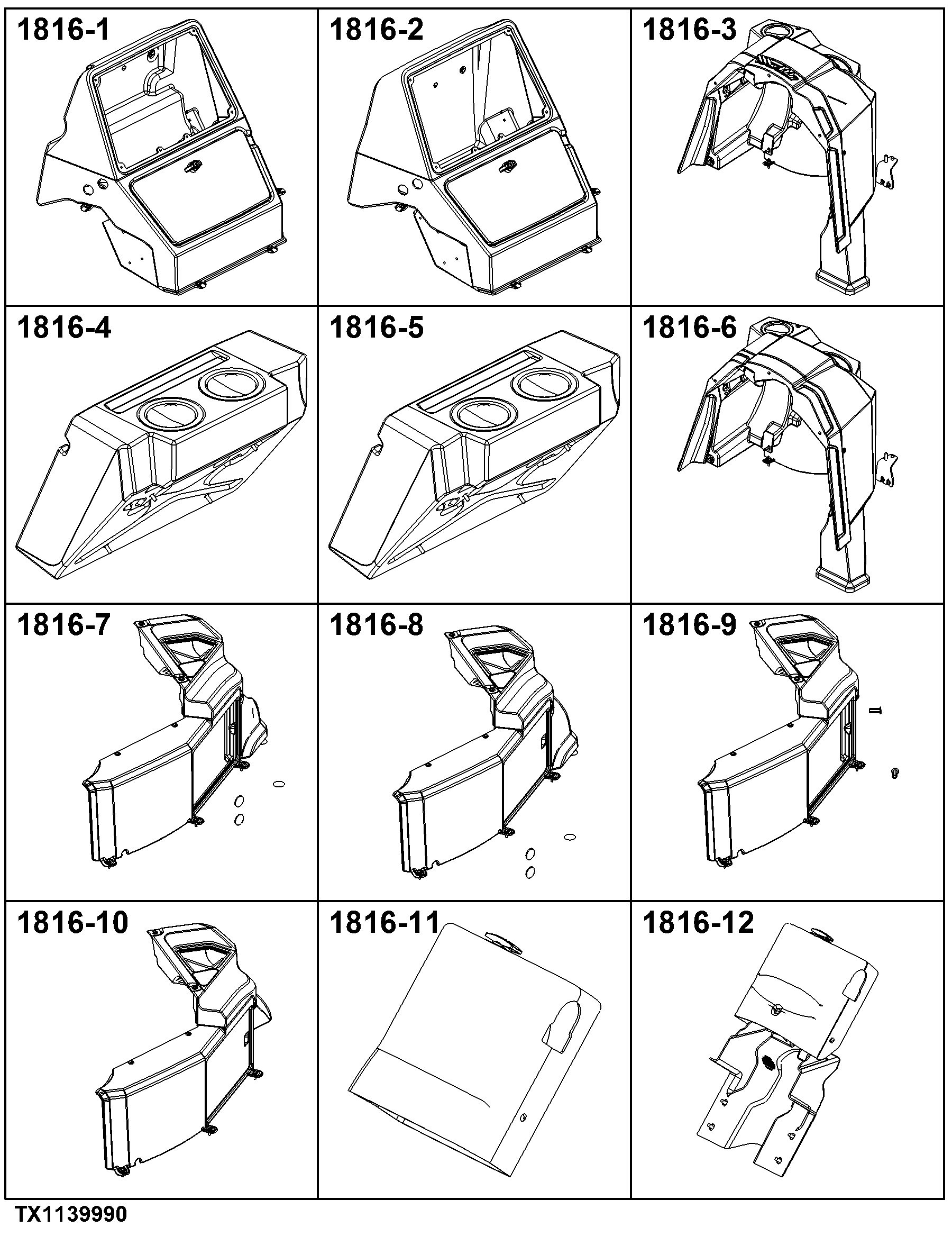 1816 Instrument and Control Mounting Structure