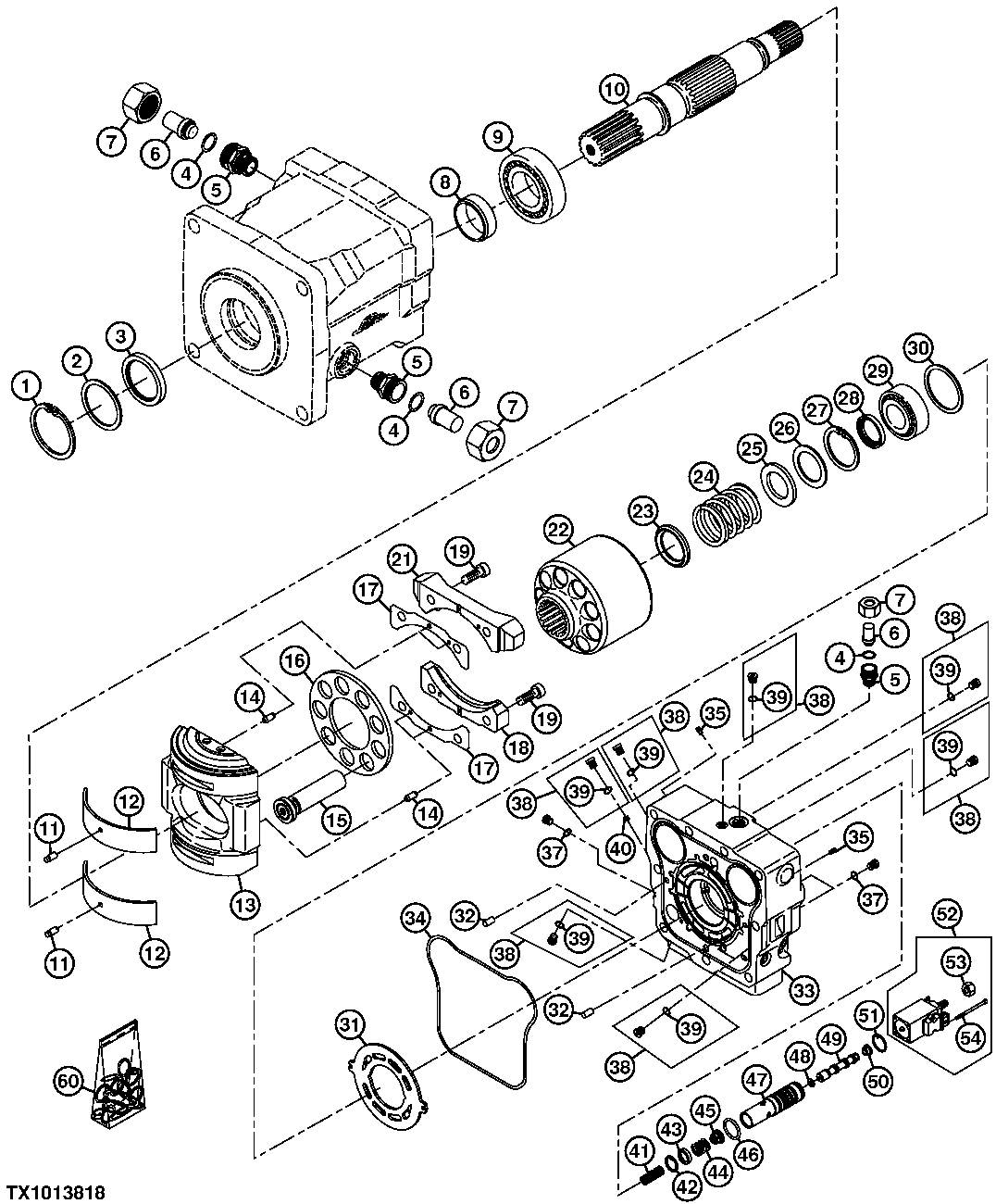 Hydrostatic Drive Motor Components ( - 011609)