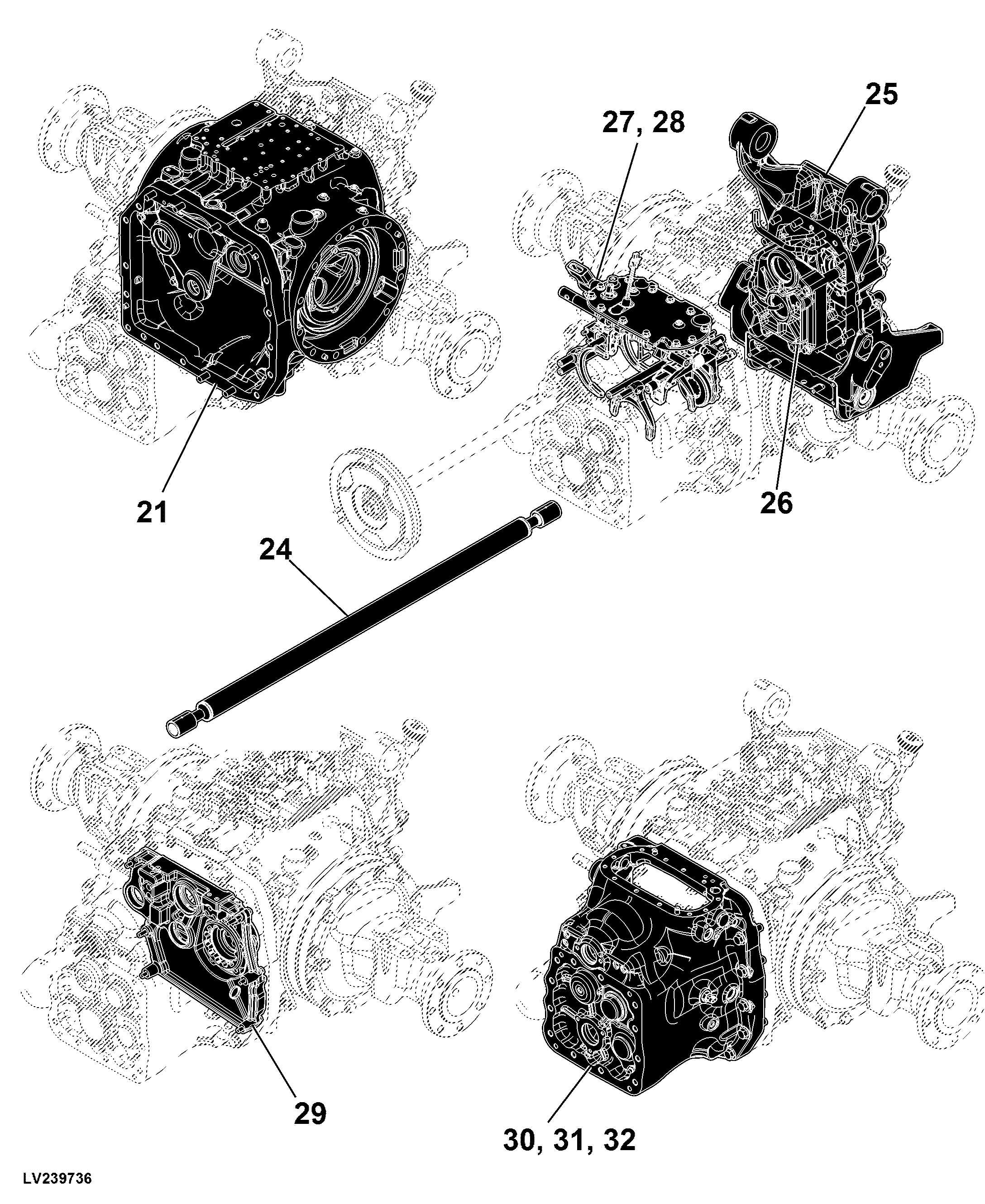 50 Power Train, SyncShuttle™(12X4) Transmission