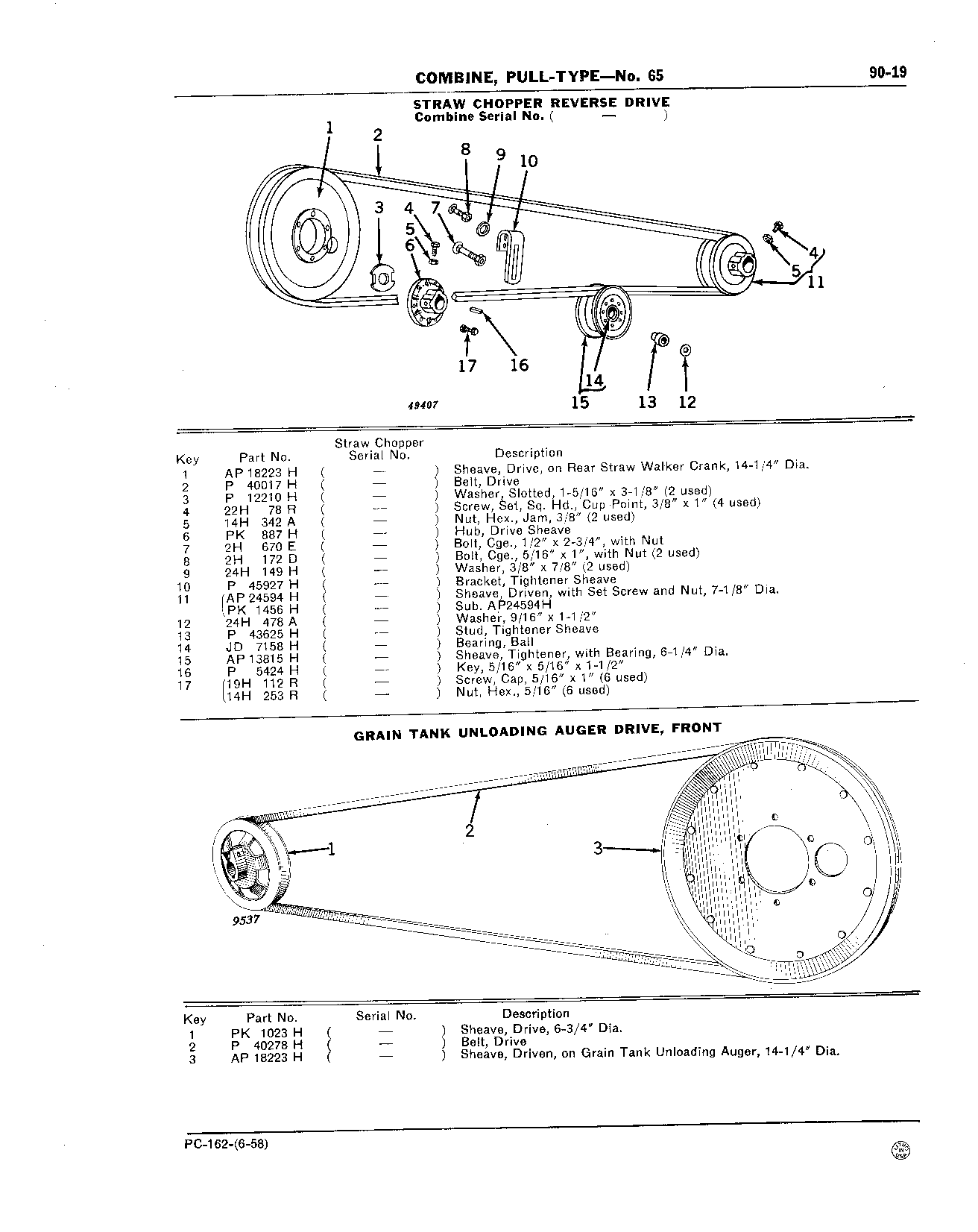 90 Drive Belts, Chains, and Tighteners (Continued)