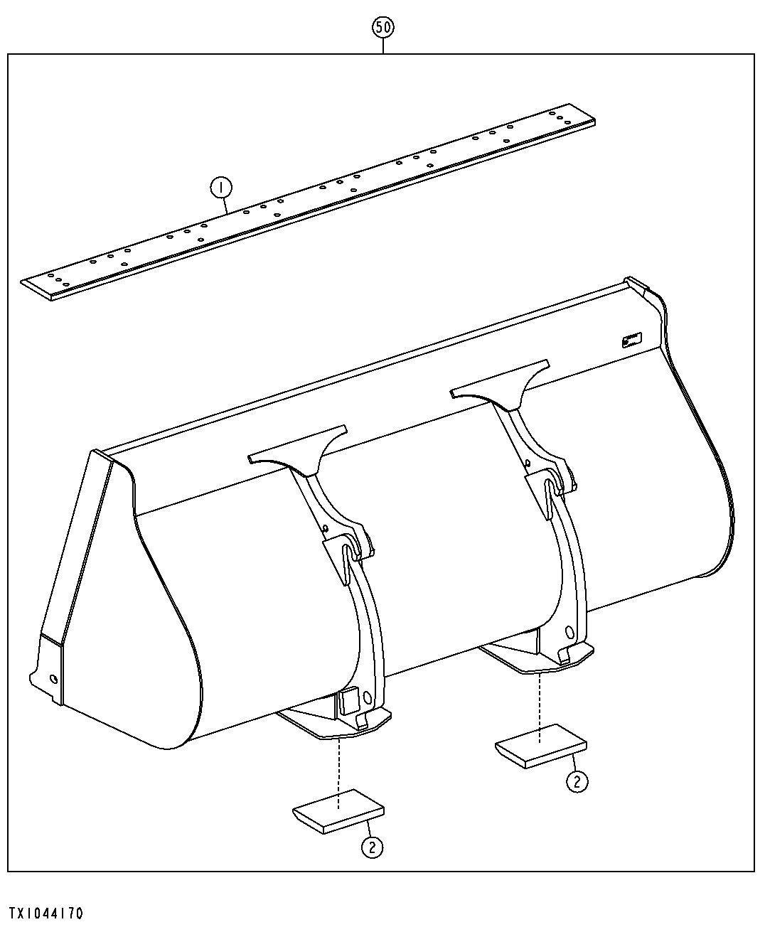 Hi-Vis Coupler Bucket (3.5 yd³)