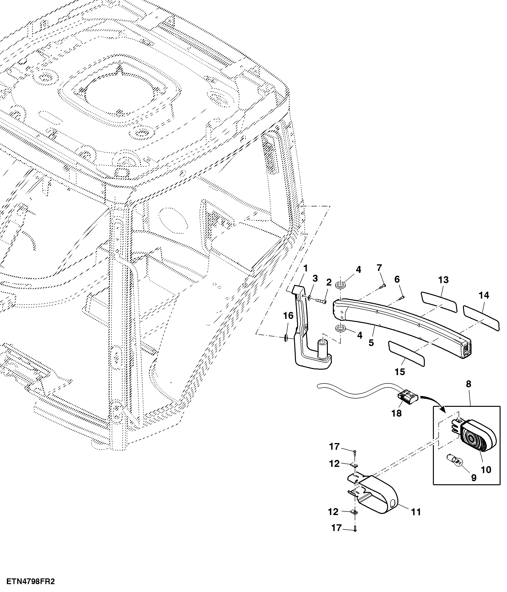 Extremity Arm, W/O Extension (LH Illustrated)