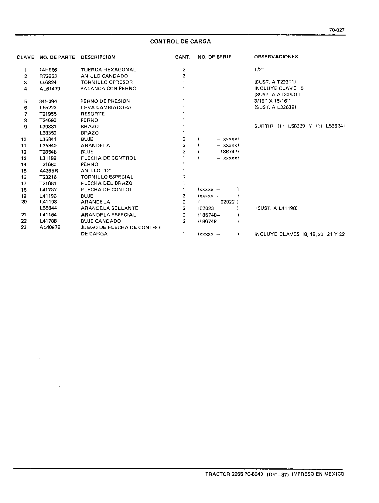 Control de Carga (Continued)