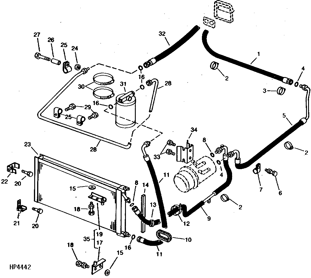 CONDENSER, RECEIVER, AND AIR CONDITIONER LINES (615401 - )