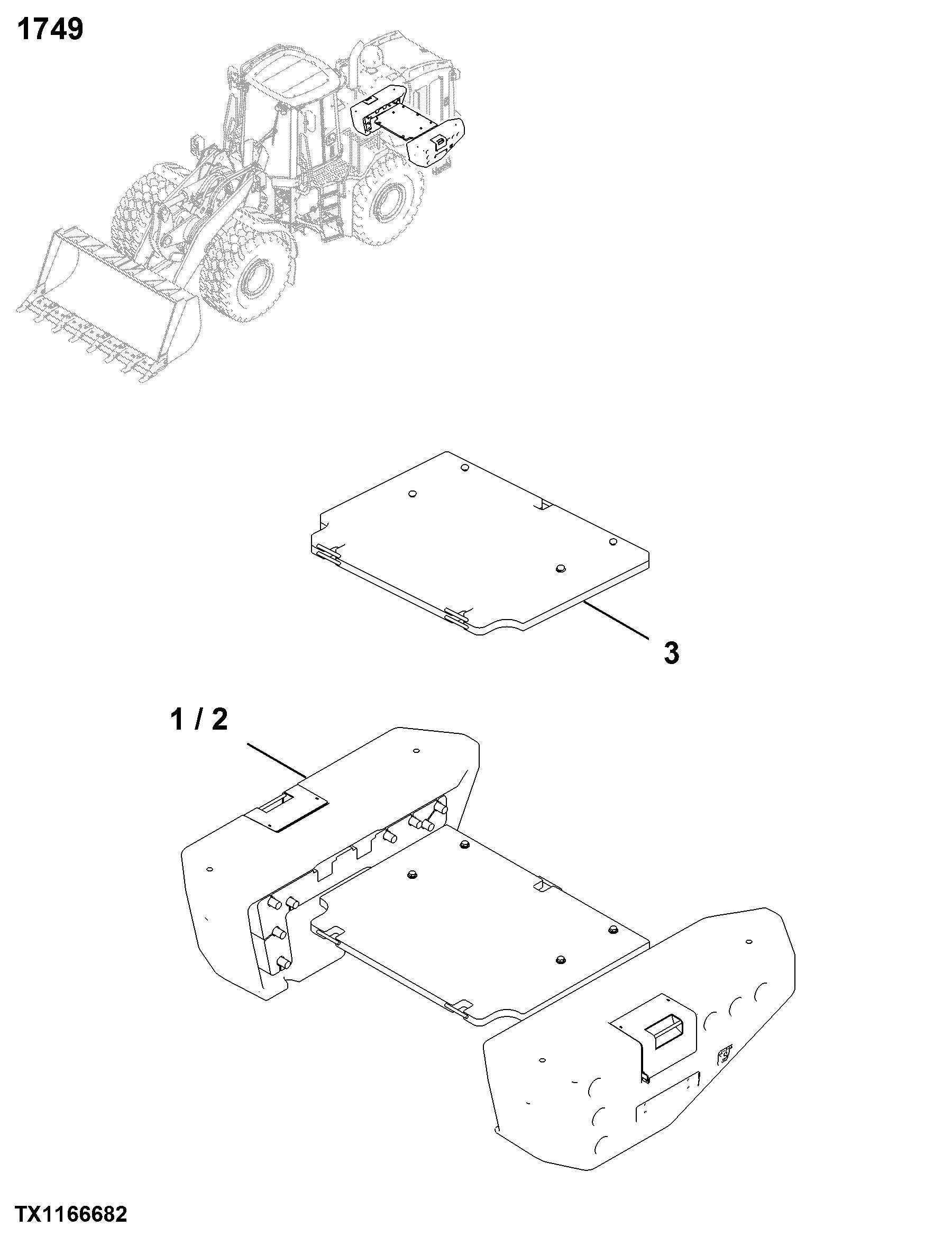 1749 Chassis Weights