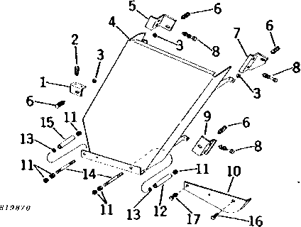 HYDROSTATIC DRIVE CHARGE PUMP SHIELDS (RICE CRAWLER) ( - 11500)