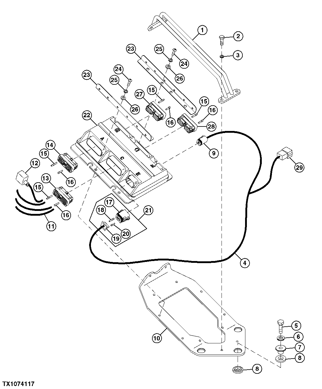 Head Module Box (TimberRite<?Pub _font FamName="Arial Unicode MS" ?>™<?Pub /_font?> Controller)