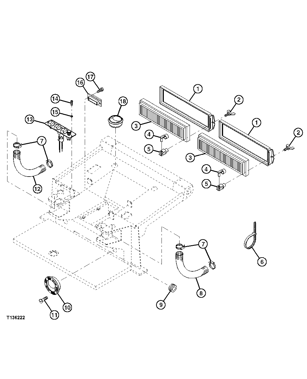 VENT DUCTS (CAB HEATER / AIR CONDITIONER UNIT)