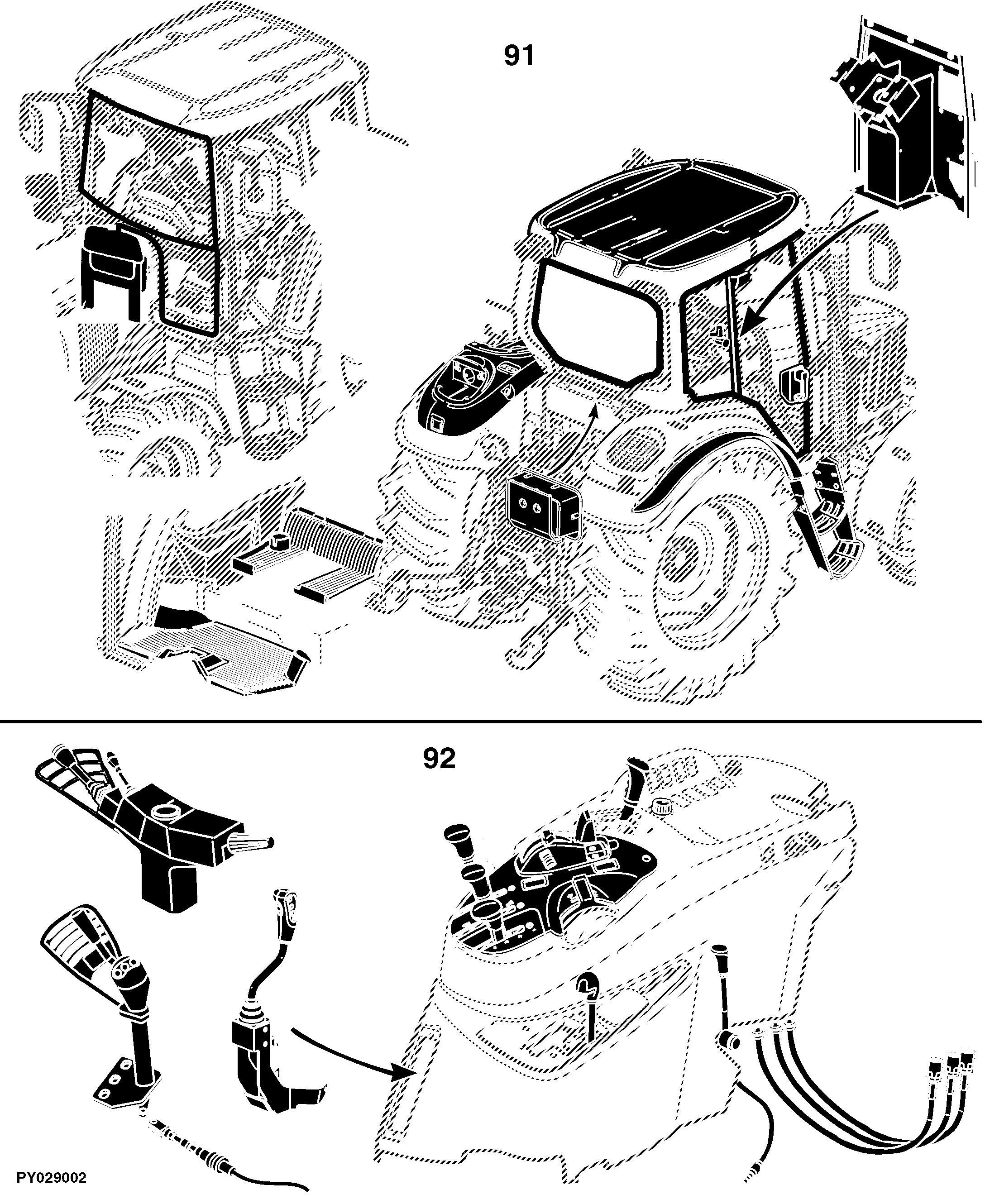 5100R, 5100RN Tractors (Europe Edition, Engine SN: CD4045LXXXXXX)