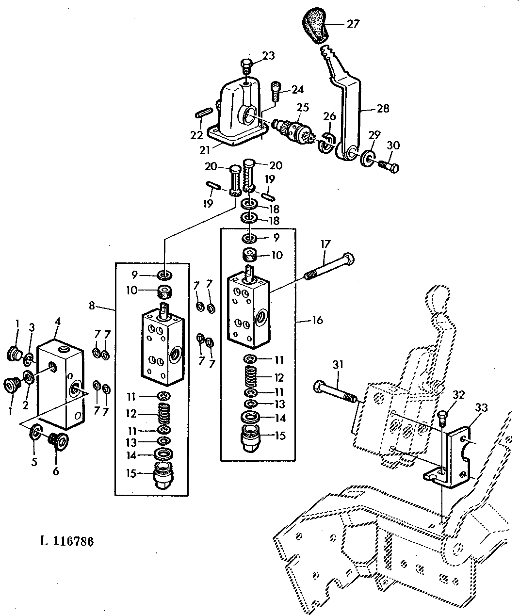 SELECTIVE CONTROL VALVE (SPOOL TYPE) WITH TWO SELECTIVE CONTROL VALVE (POPPET TYPE)