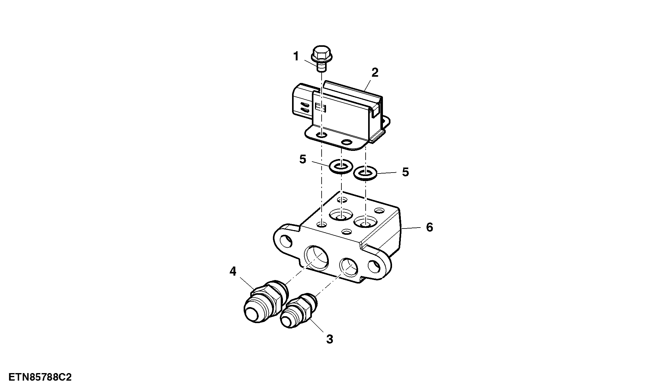 Catalytic Muffler Manifold and Pressure Sensor
