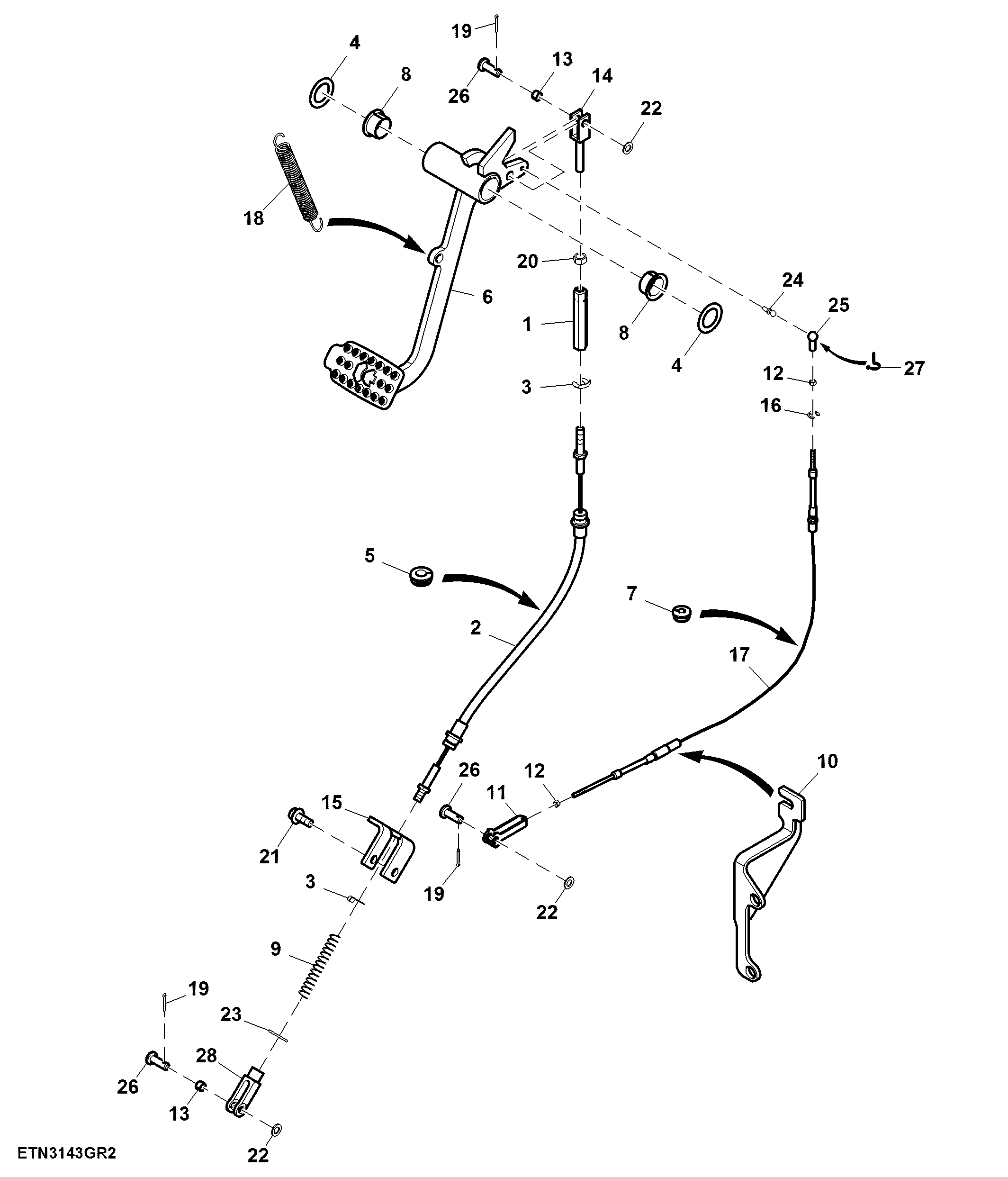 Clutch Control Assy, Sync Shuttle Transmission (Optional)