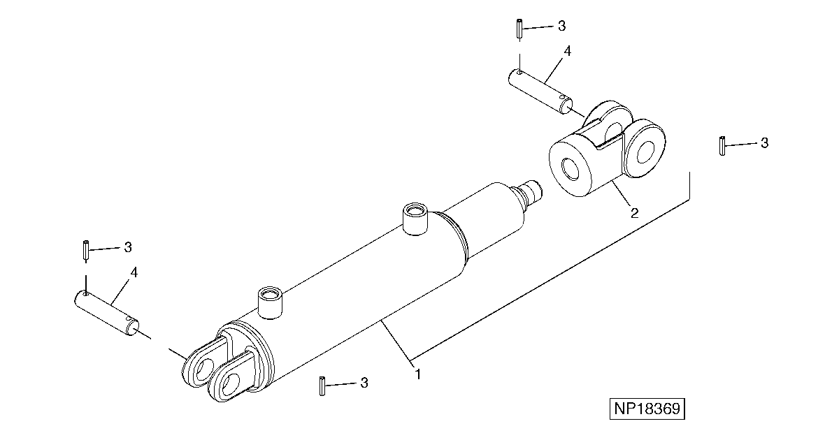 Hydraulic Cylinder (2.50 X 3.00) (2001 - )