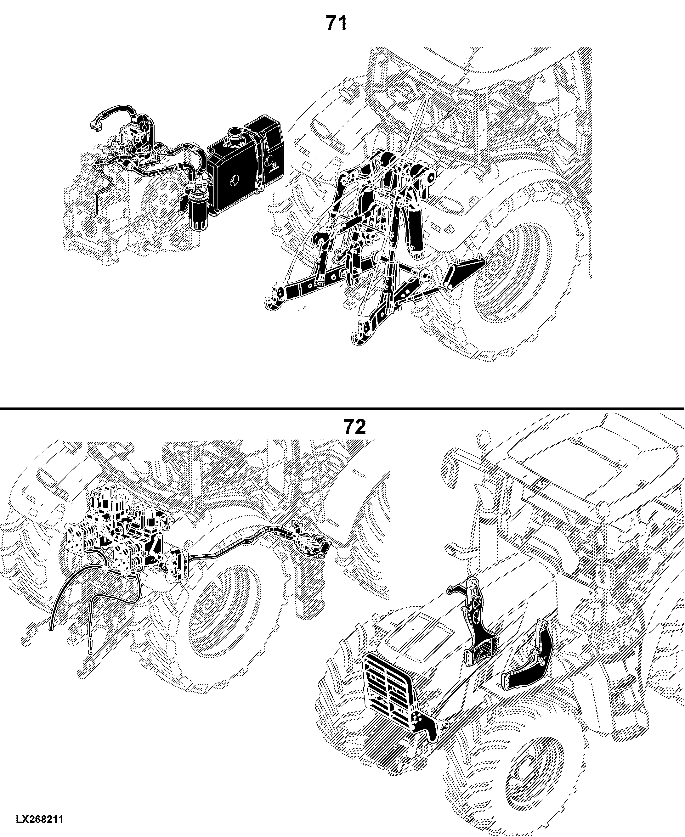 6115R Tractor (North America Edition, Engine SN: 4045RXXXXXX)(Interim Tier 4)