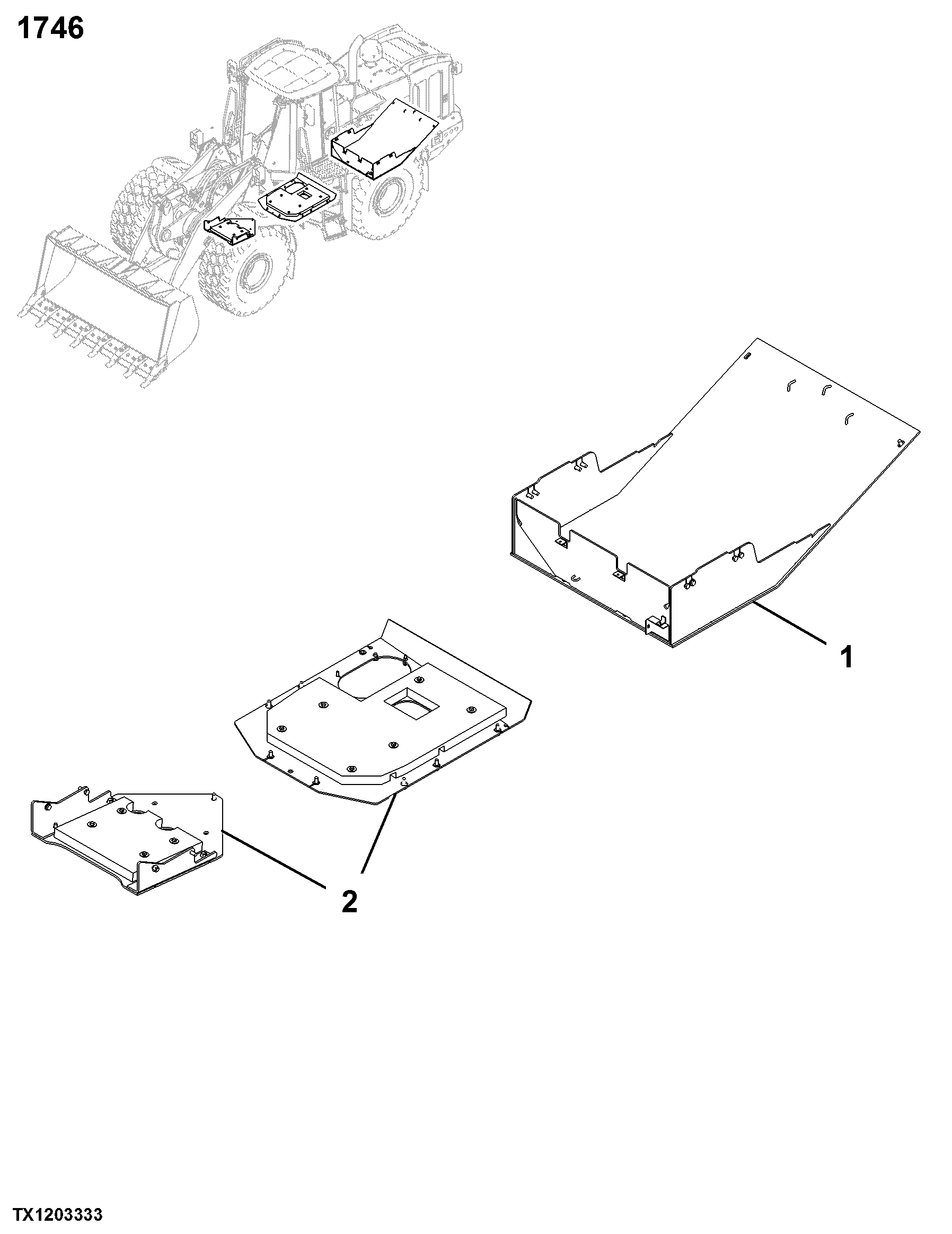 1746 Frame Bottom Guards