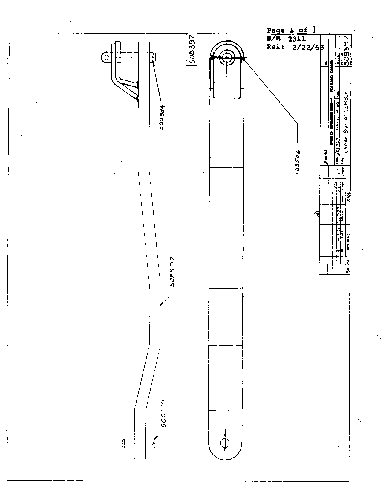Section 90 - Miscellaneous Drawbar Assembly
