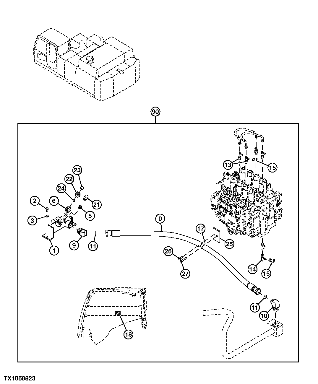 Controlled Load Lowering Device Kit (Boom) (1 of 6)