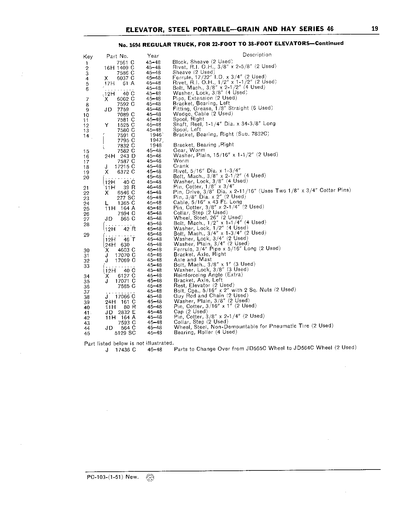 Truck, Regular, No. 1694 (Continued)