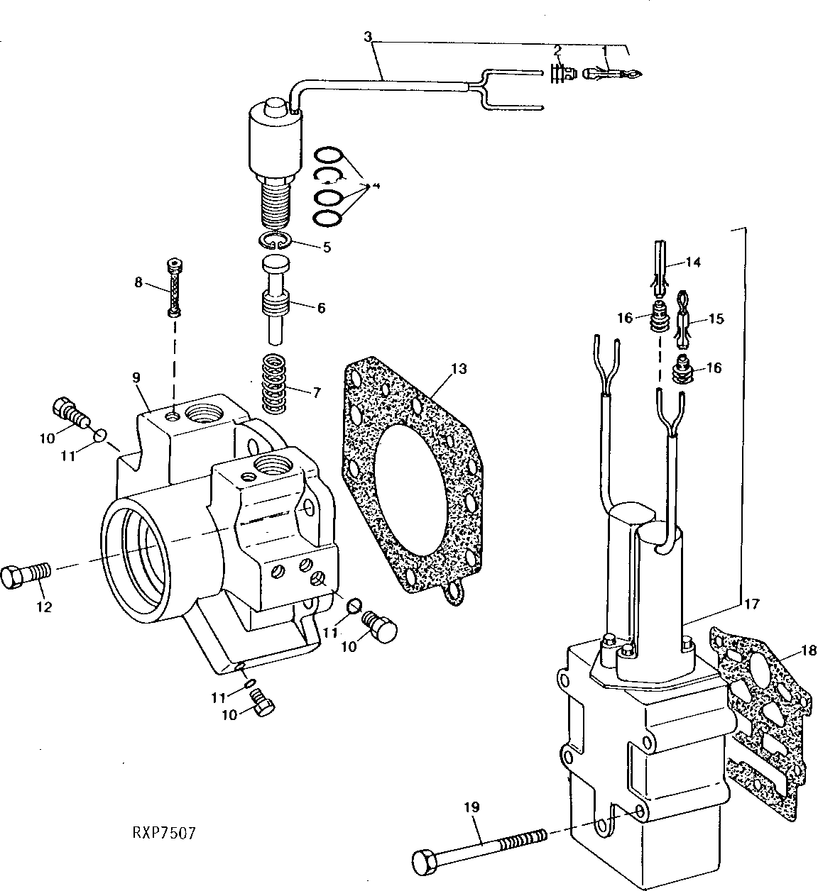 RANGE SELECTOR VALVE AND OIL COLLECTOR ASSEMBLY (POWER SHIFT)