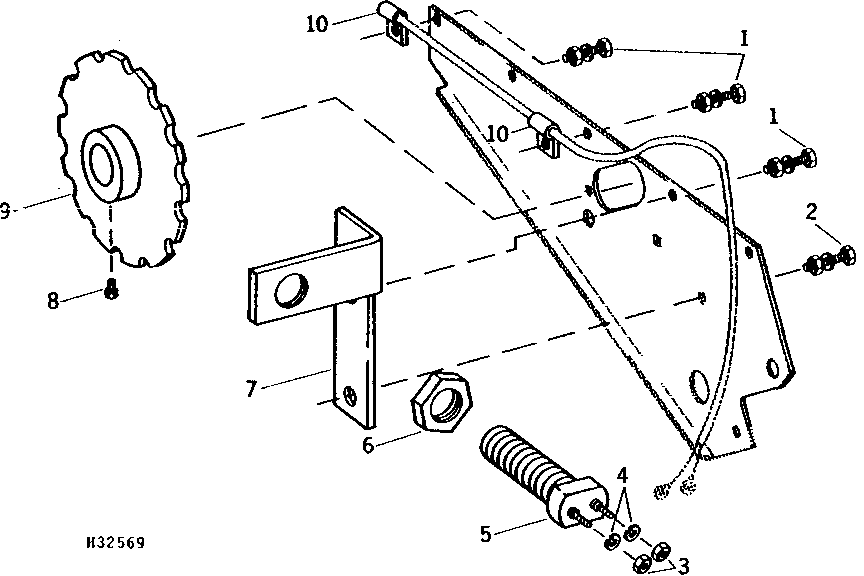 FEEDER HOUSE LOWER SHAFT SPEED SENSOR (LONG)