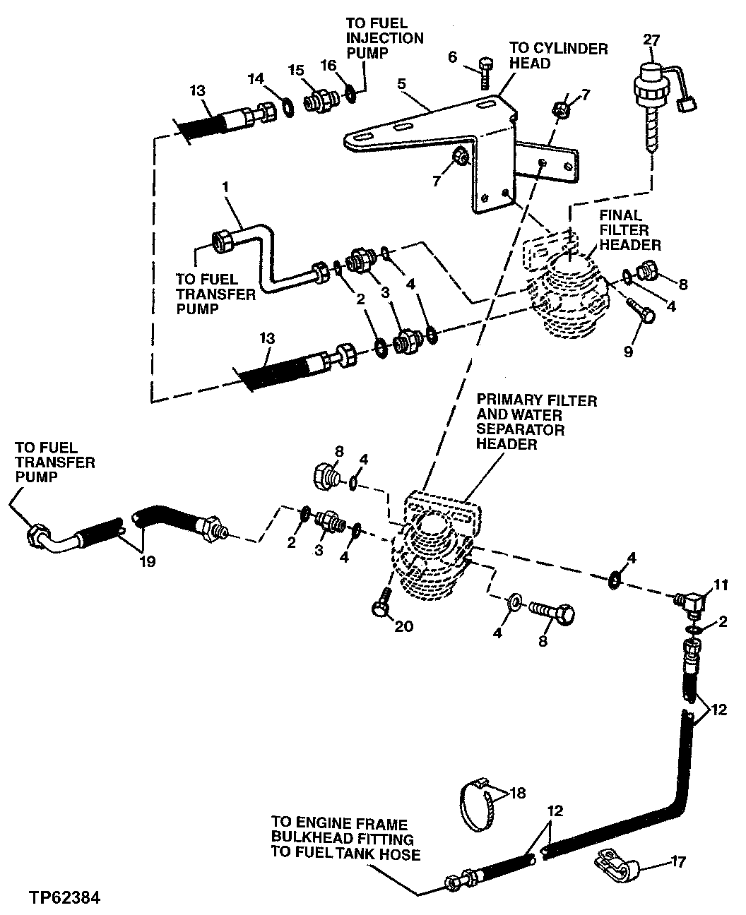 3579 FUEL LINES AND CONNECTIONS (FUEL FILTER)