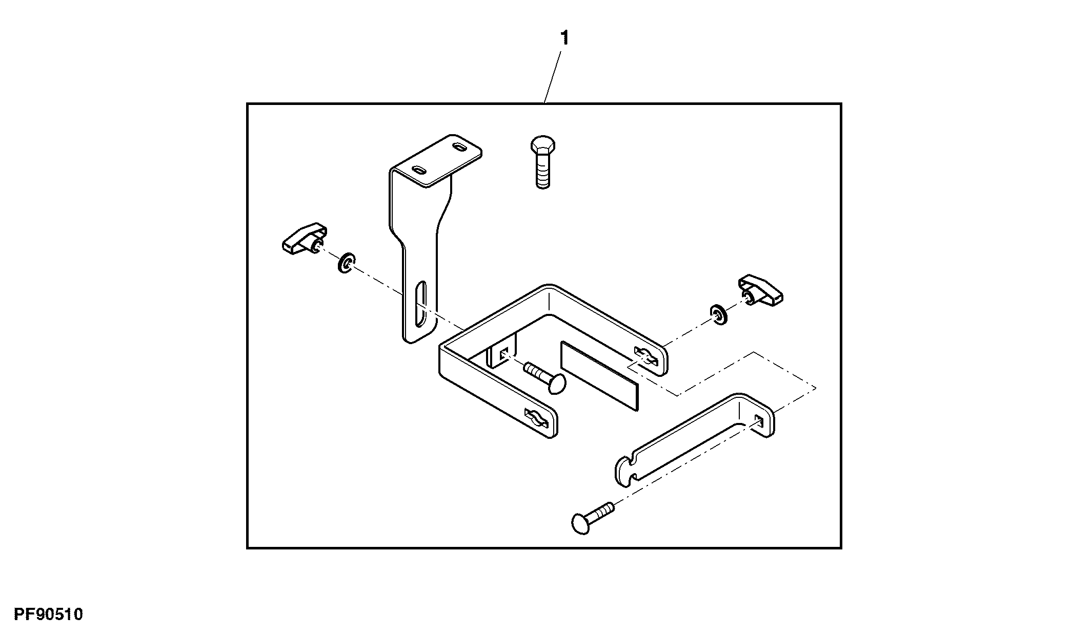 Attachment, AutoTrac™ Universal Steering Supplemental Kit - C