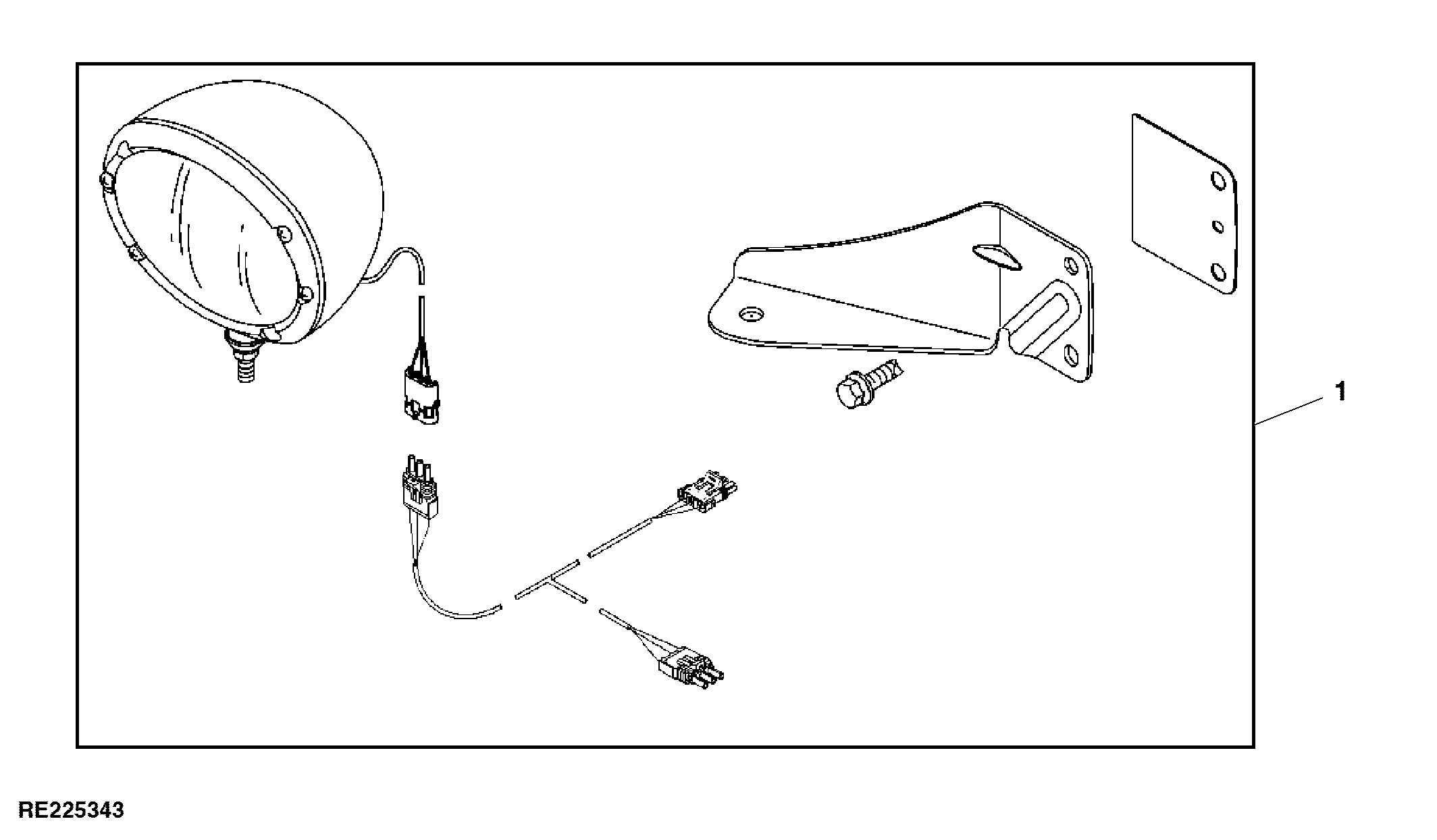 Attachment, Lights, Loader Light Package