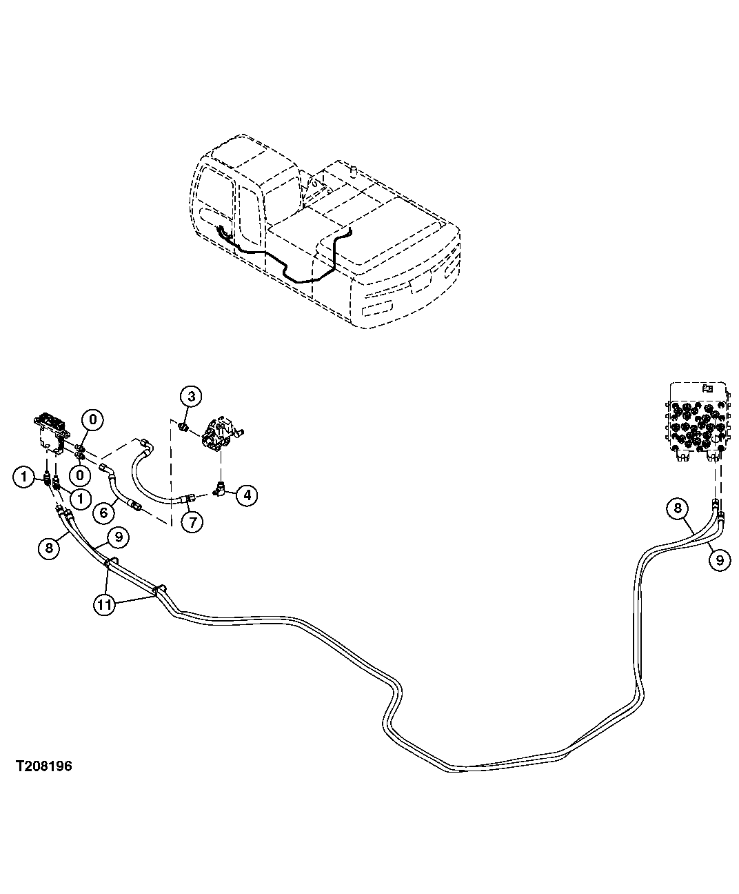 PILOT SIGNAL MANIFOLD TO PILOT RELIEF VALVE LINES