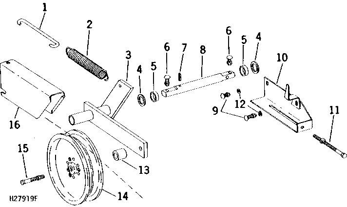 PLATFORM AND FEEDER HOUSE VARIABLE DRIVE MIDDLE BELT TIGHTENER