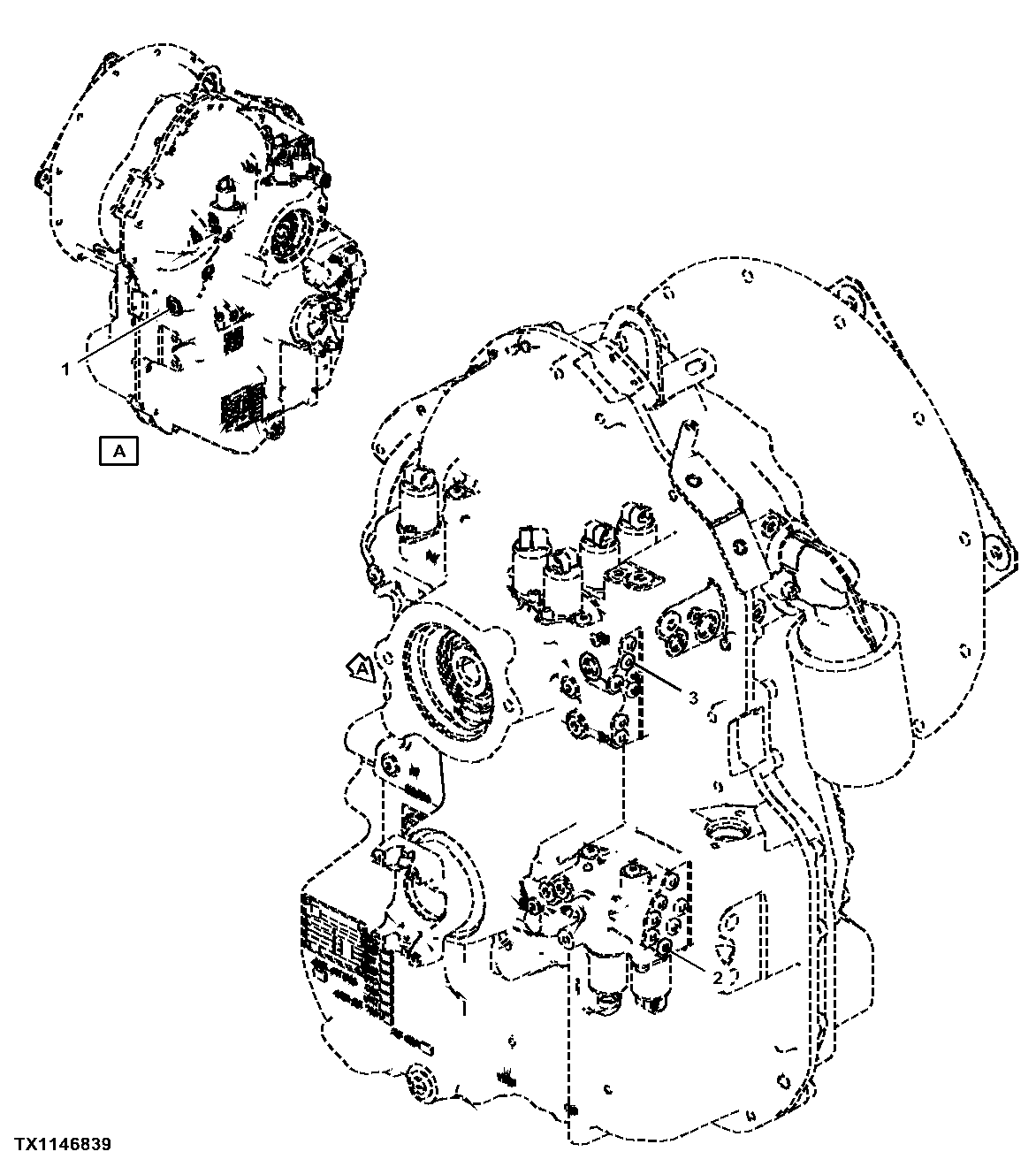 Transmission Rear Housing Orifice