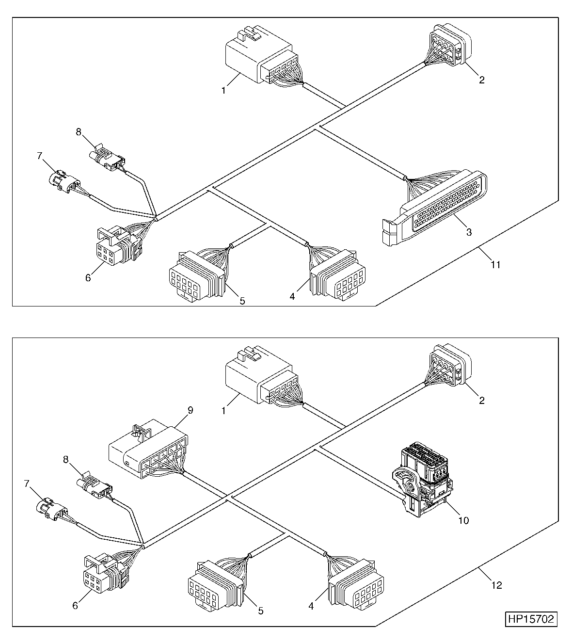 Auxiliary Cab Wiring Harness With AutoTrac™