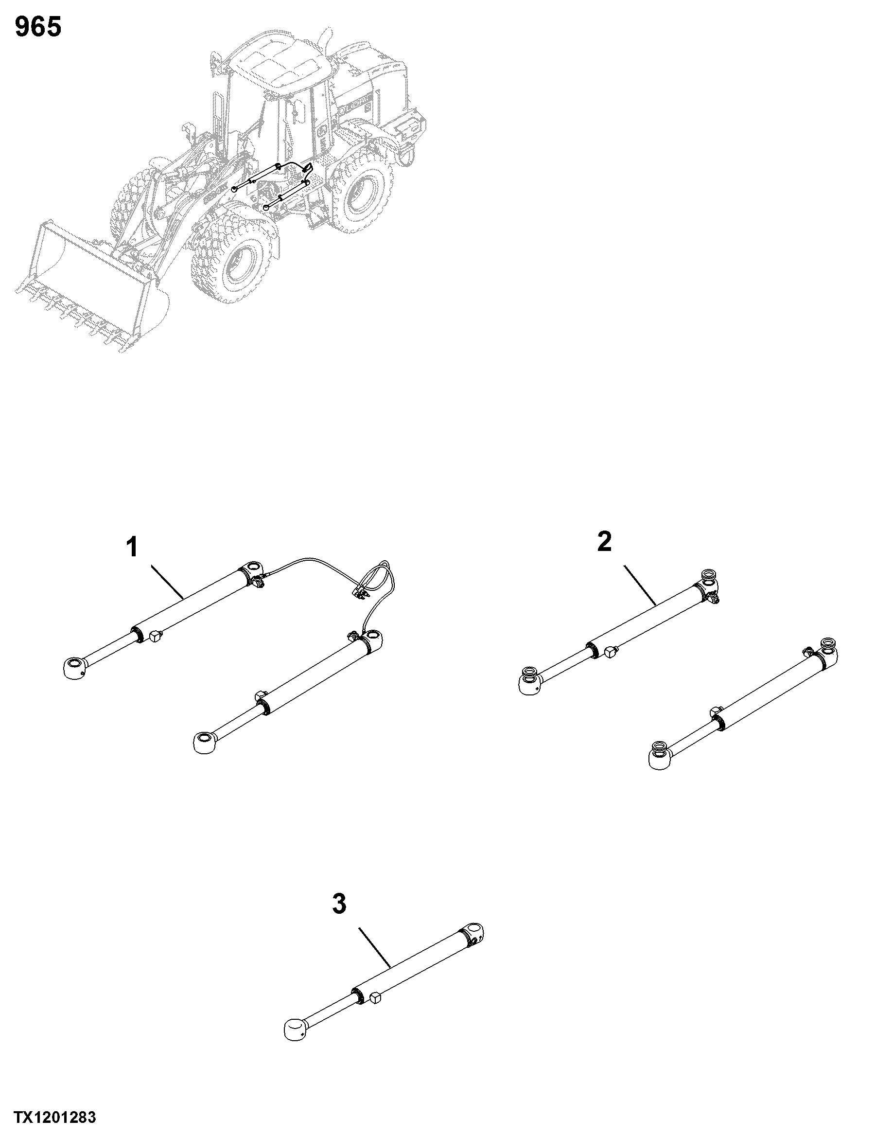 0965 Steering Cylinders