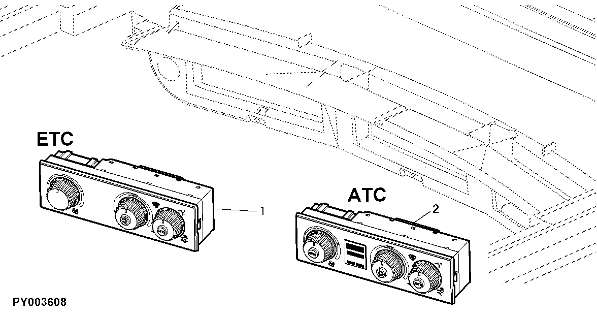 CONTROL UNIT, AIR-CONDITIONING / CLIMATRAK