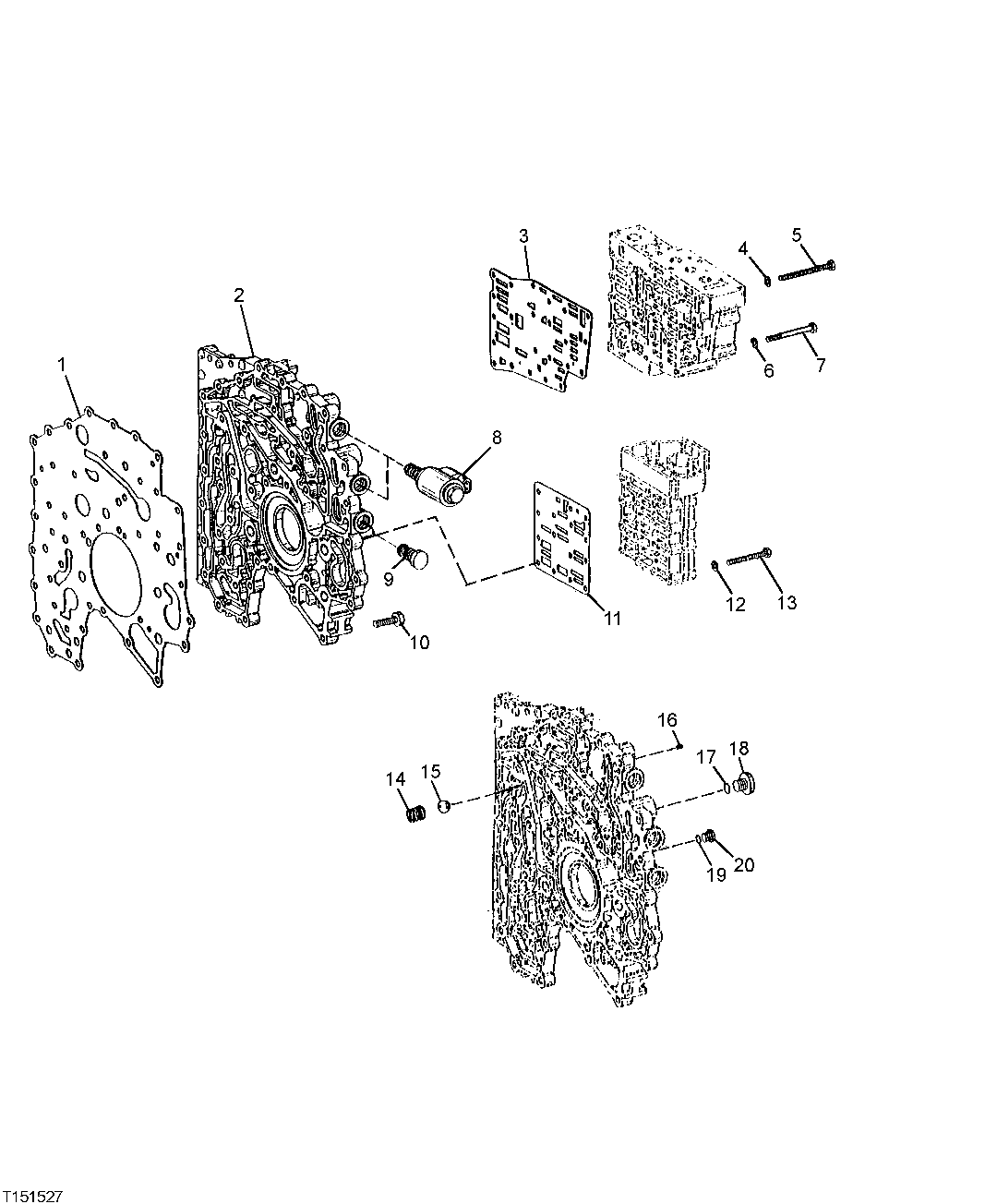 Transmission Intermediate Plate and Gaskets