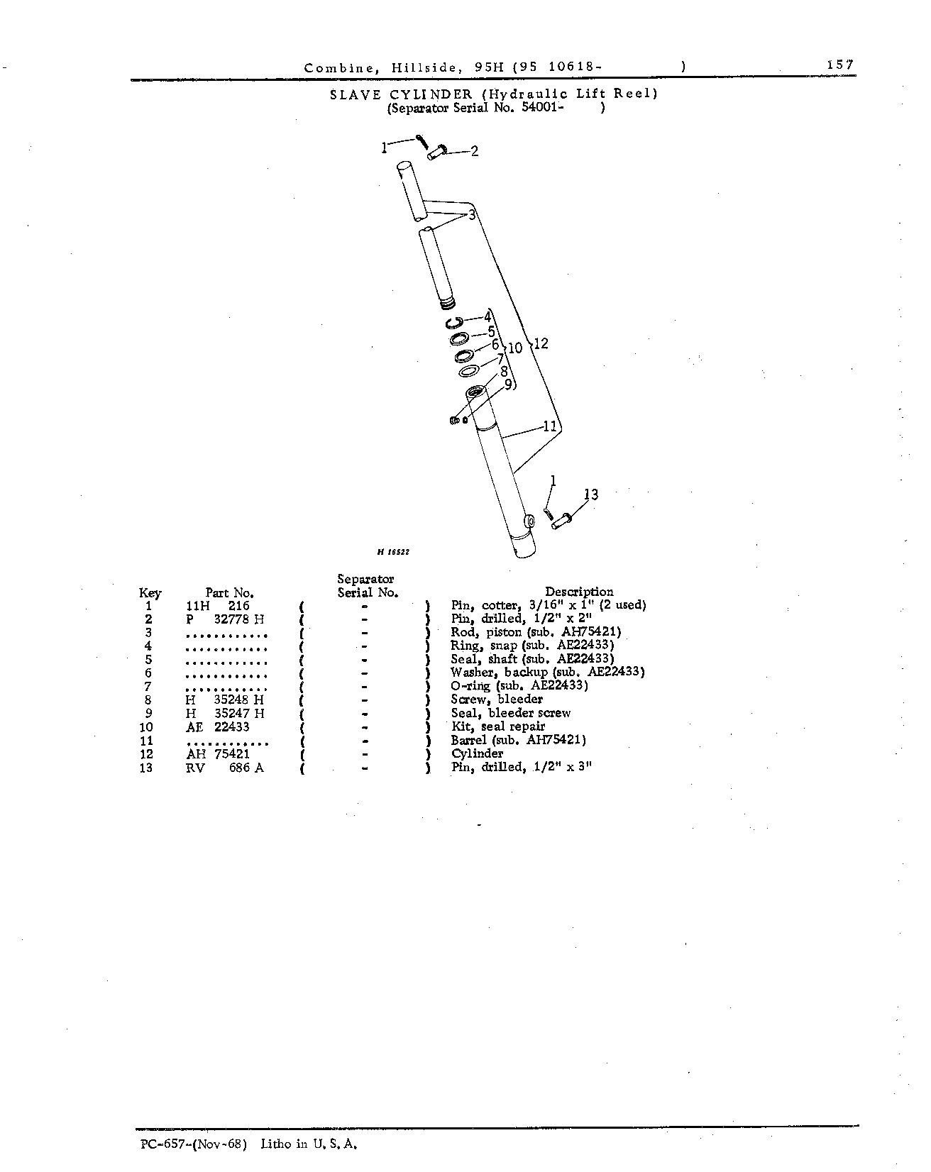 Lift Reel Hydraulics (Continued)