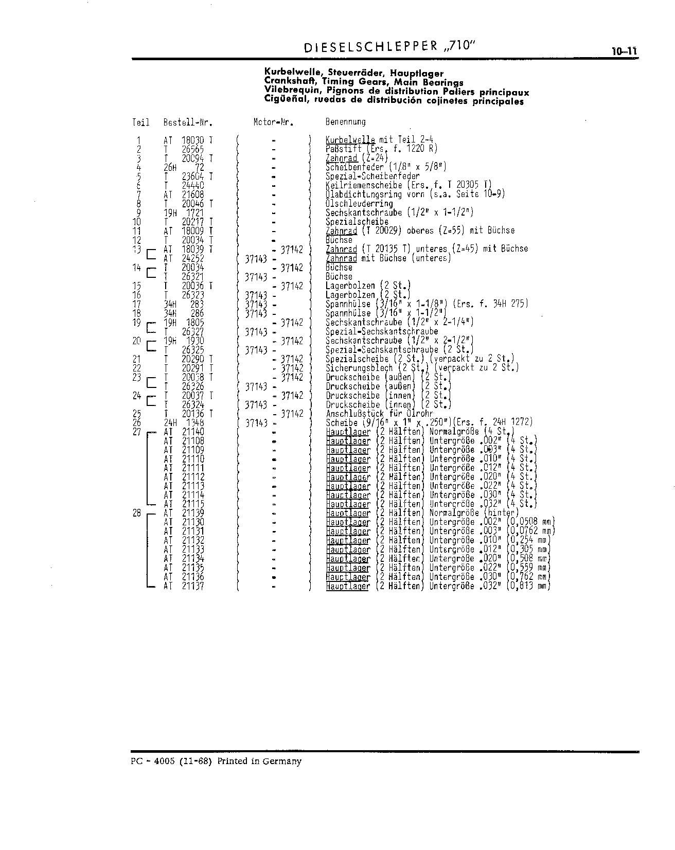 Crankshaft (Continued)