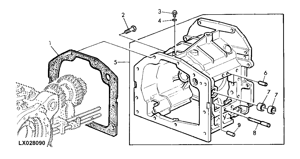 RANGE TRANSMISSION HOUSING (SYNCROPLUS OR POWRREVERSER)