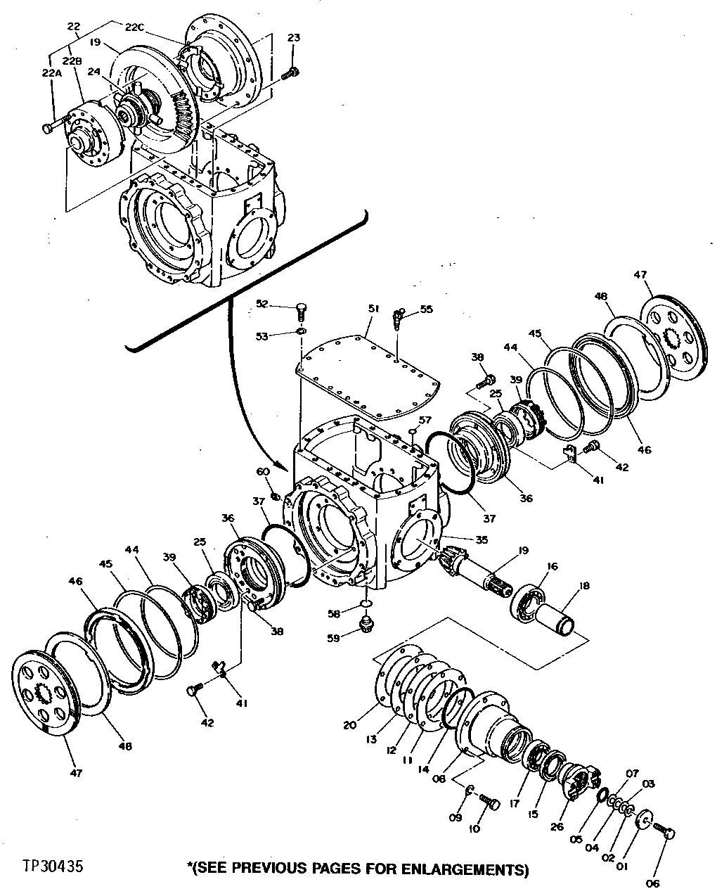 FRONT DIFFERENTIAL CASE AND COVER (NO SPIN)