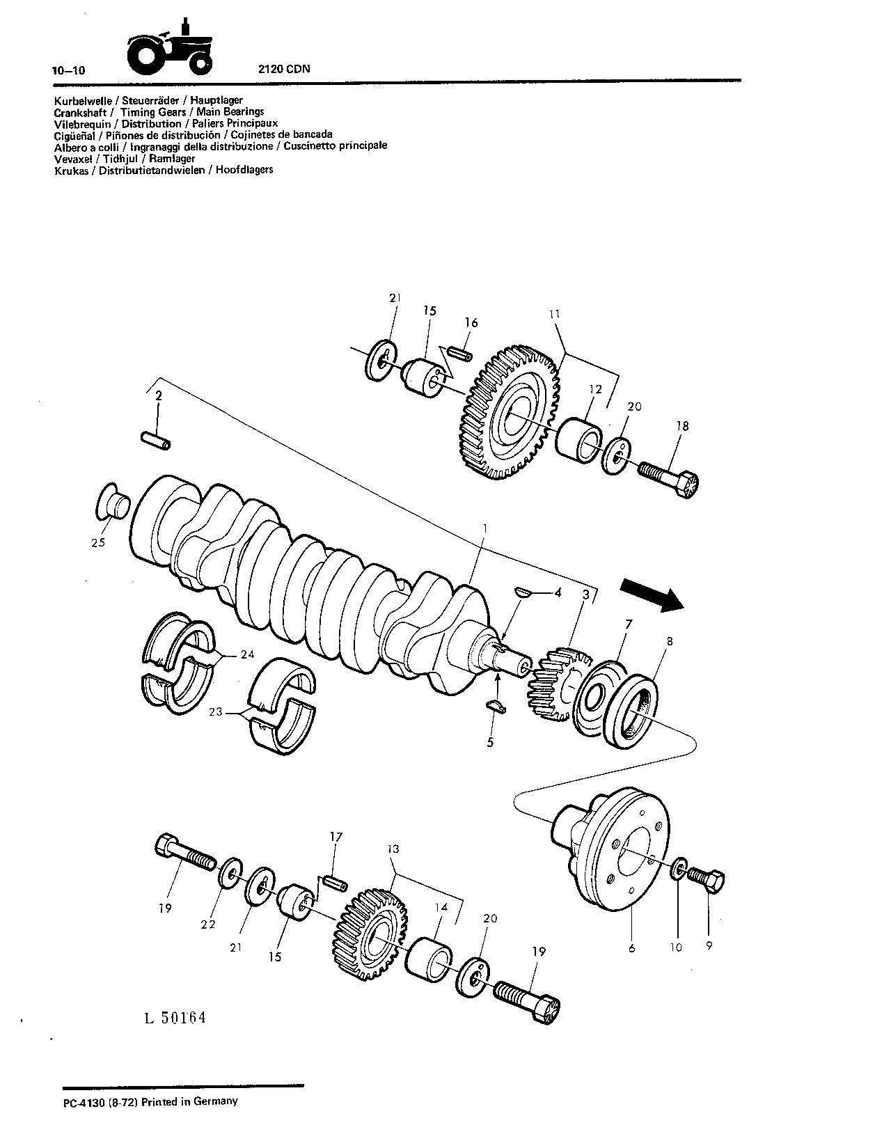Crankshaft / Timing Gears / Main Bearings