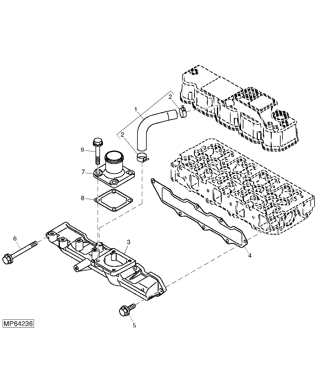 Intake Manifold (4TNV88-BMJTLB) (711001 - )