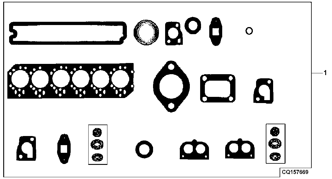 ENGINE GASKET SET, OVERHAUL
