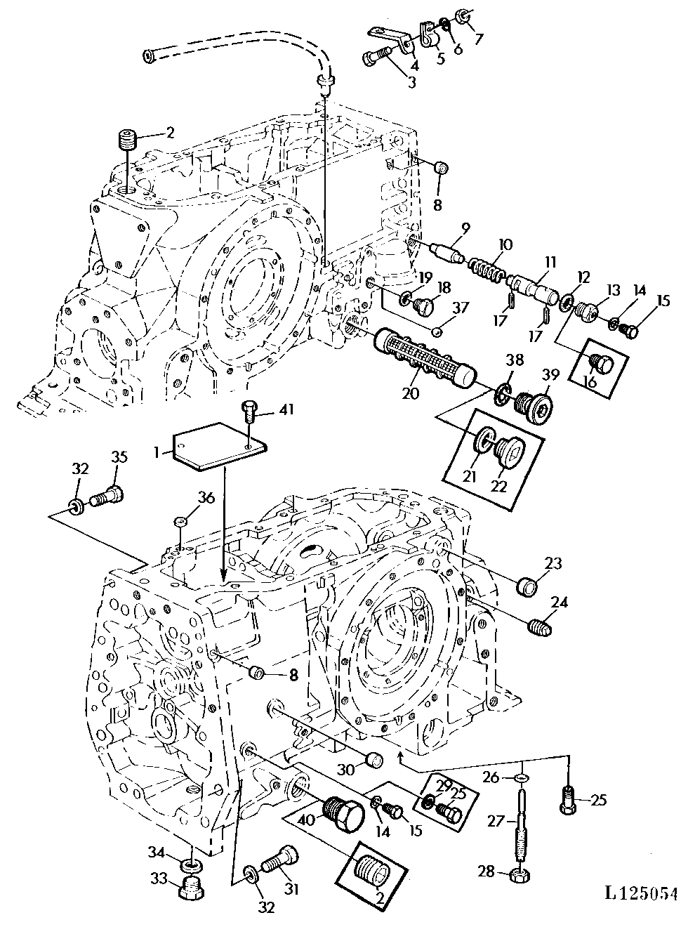 TRANSMISSION CASE (COLLAR-SHIFT TRANSMISSION)