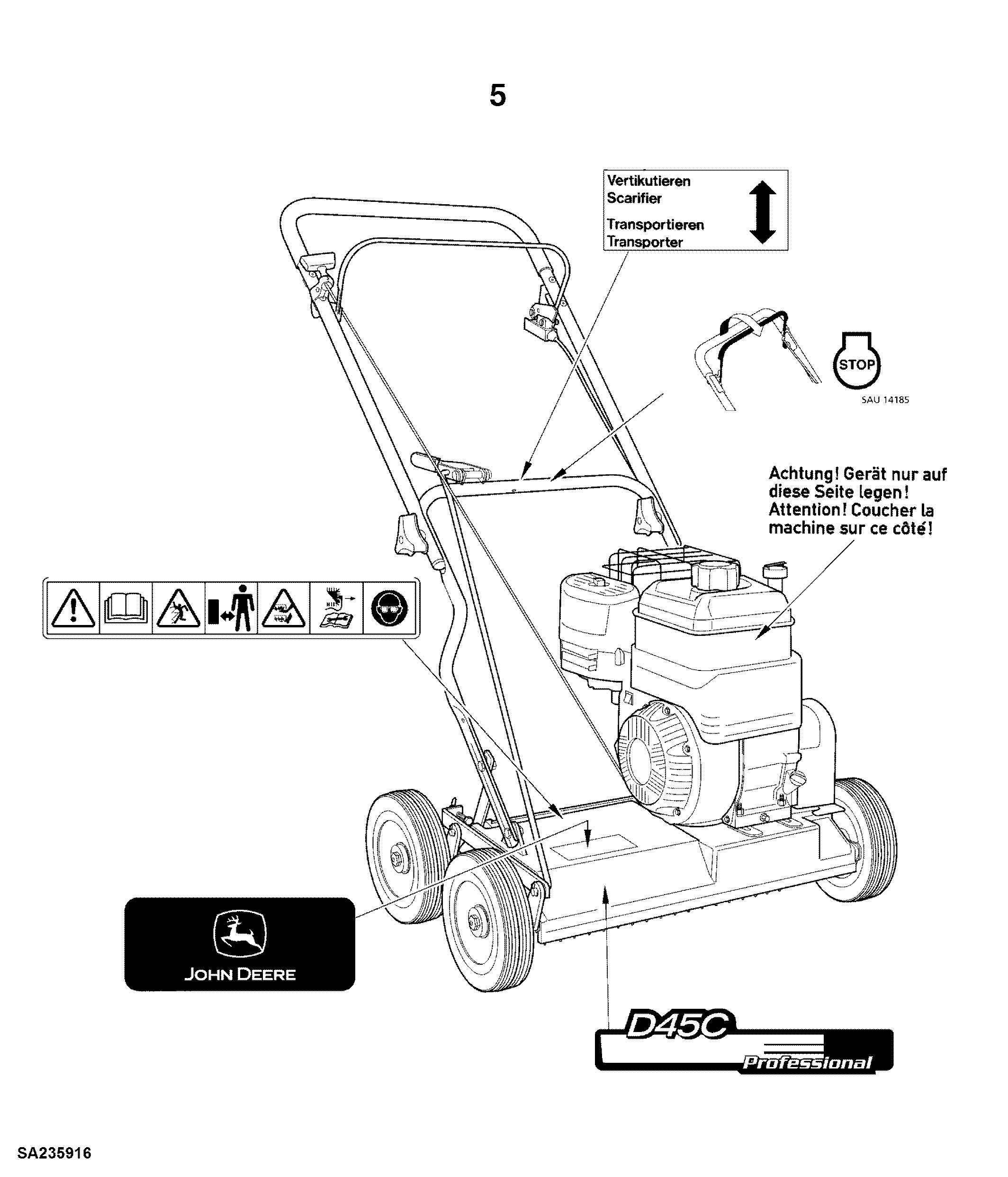 10 Scarifier 4 - Cycle Engine D45C (SA1598)