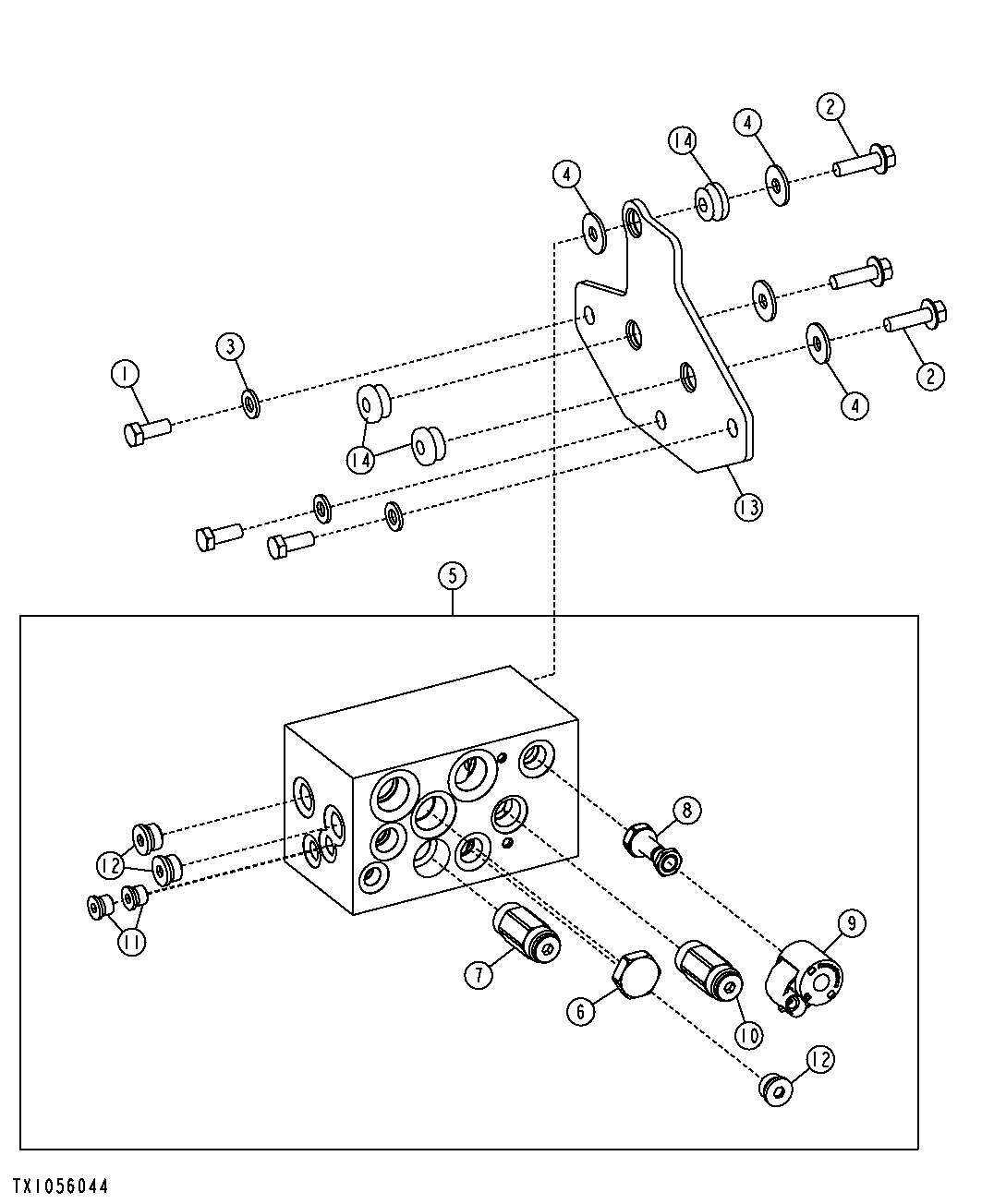 Main Hydraulic Manifold Valve (With Secondary Steering)