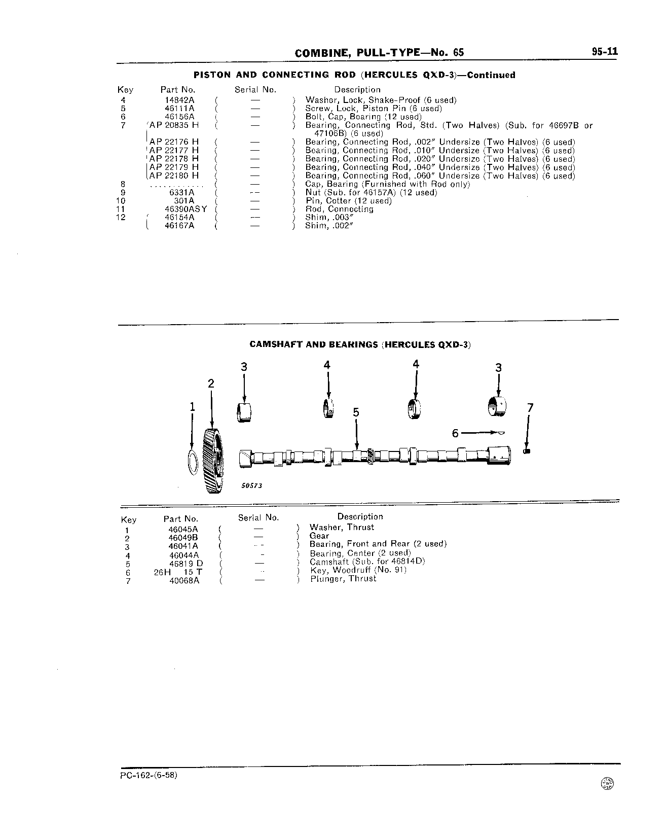 95 Engine, Hercules Q XD-3 (Continued)
