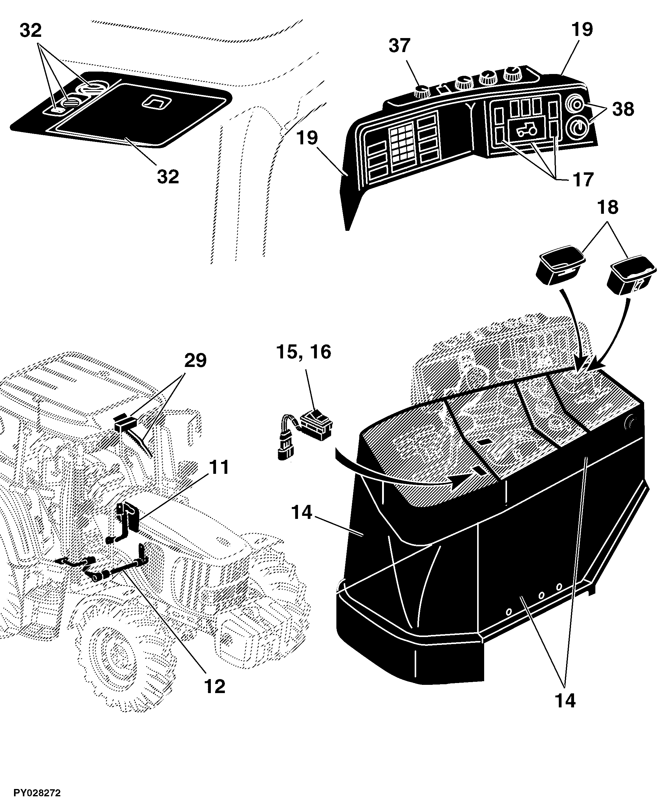 93 Operators Station, Controls And Accessories