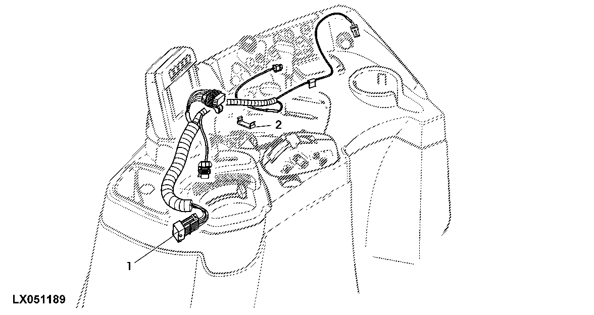 WIRING HARNESS, AUTOPOWR-SHIFTING (CONSOLE SHIFT)